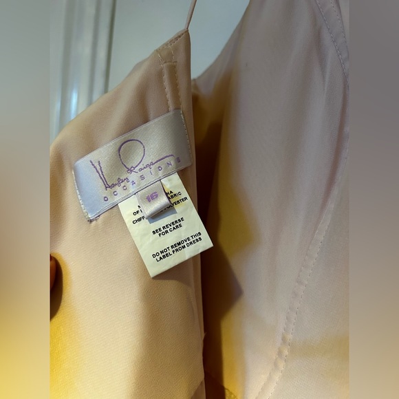 Hayley Paige Blush Bridesmaid Dress - Style 5951 - Picture 6 of 6